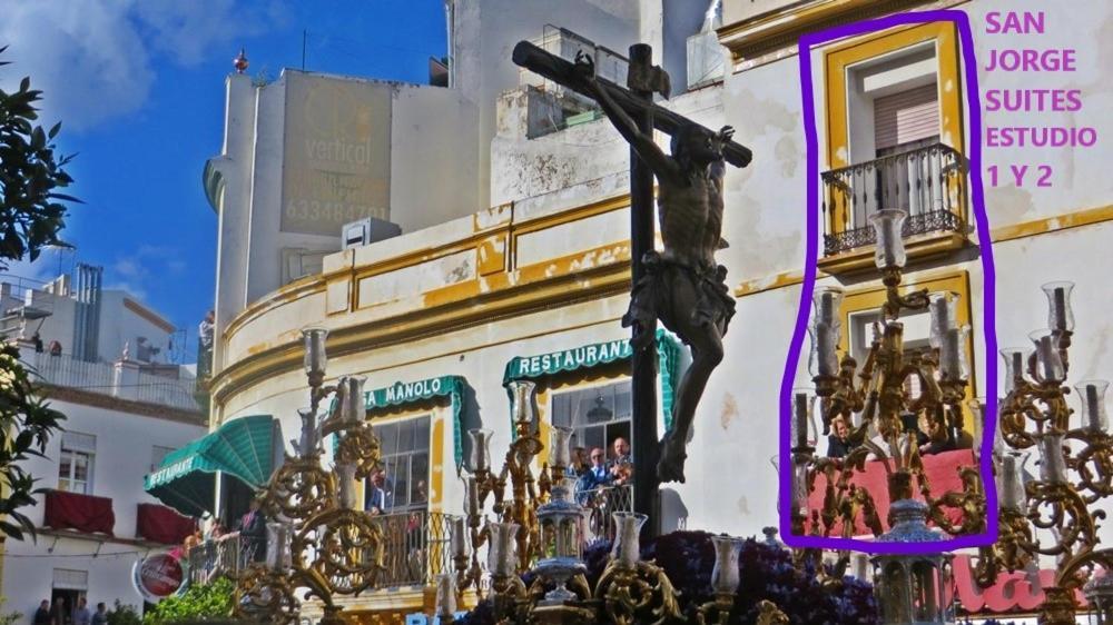 San Jorge Suites Triana Sevilla Eksteriør bilde